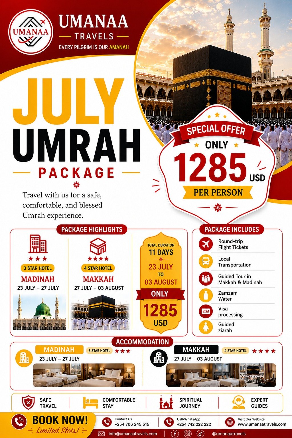 Kenya July package
